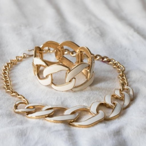 1955 Mid Century Monet Necklace and Bracelet Set - Picture 8 of 8